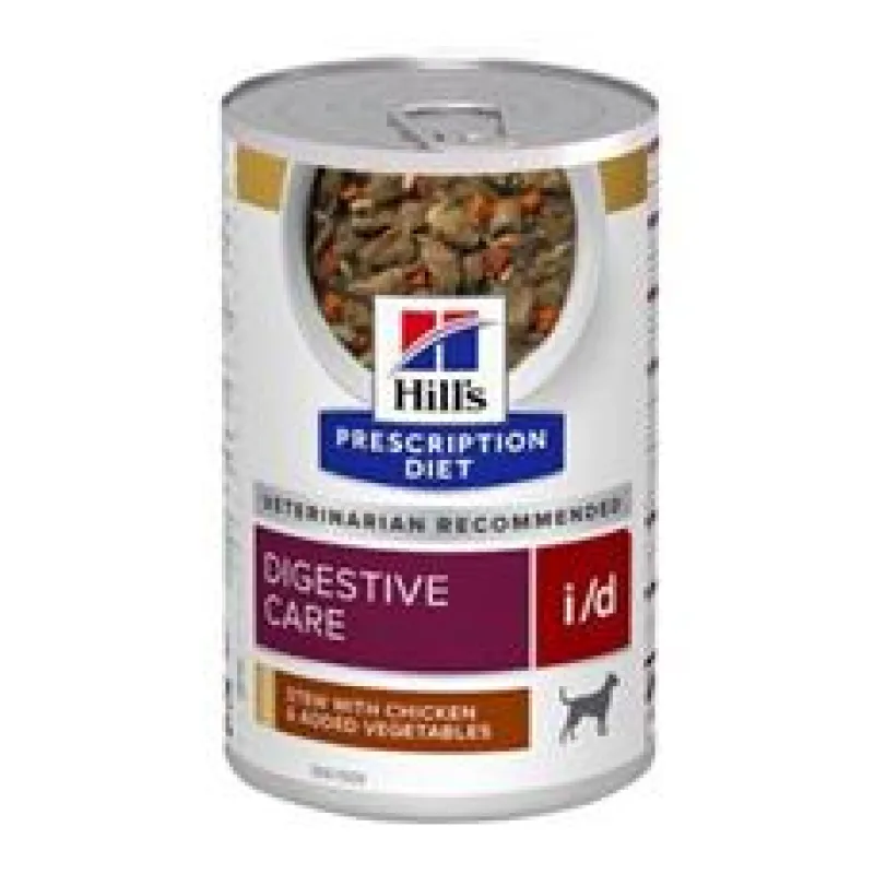 Hill’s Can. PD I/D Digestiv Care Chick. stew Konz 6 x 354g NEW