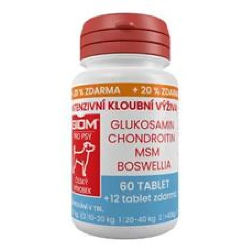 Giom pes Intenzivní kloubní výživa 60 tbl+25%zdarma