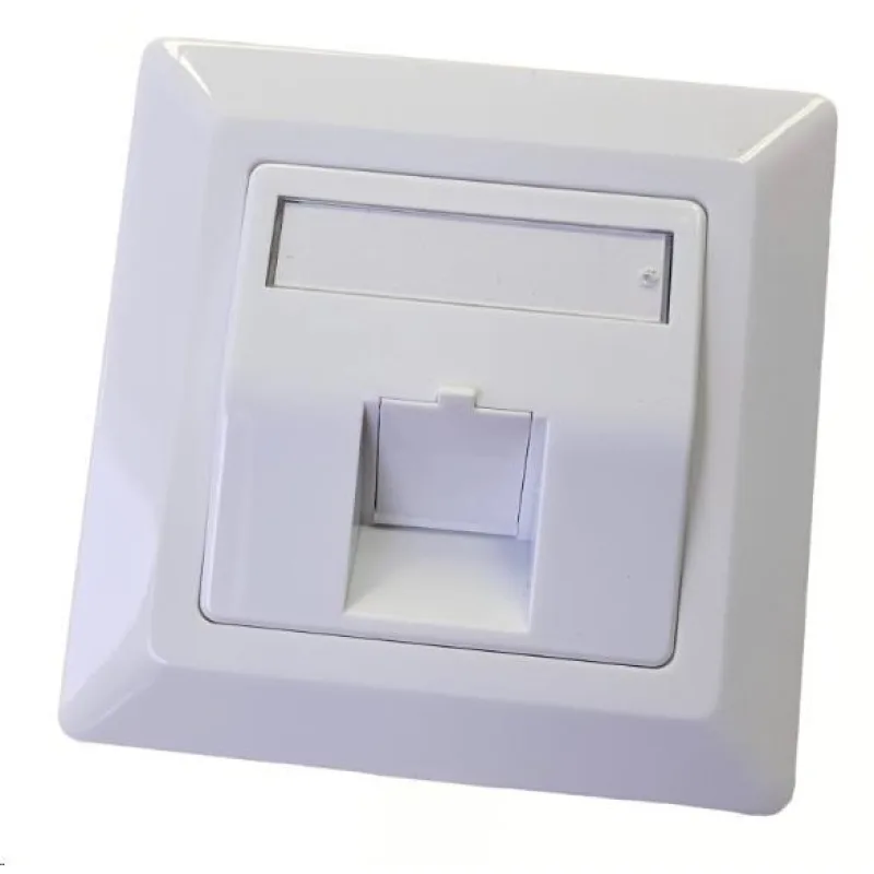 Zásuvka neosazená universální 1 port - 80x80 LE306-1
