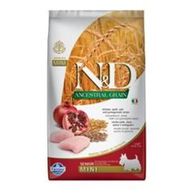 N&D LG DOG Senior Chicken&Pomegr 2,5 kg Mini
