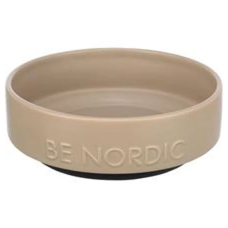 BE NORDIC keramická miska, 0.5l / 16 cm, šedohnědá 1 ks