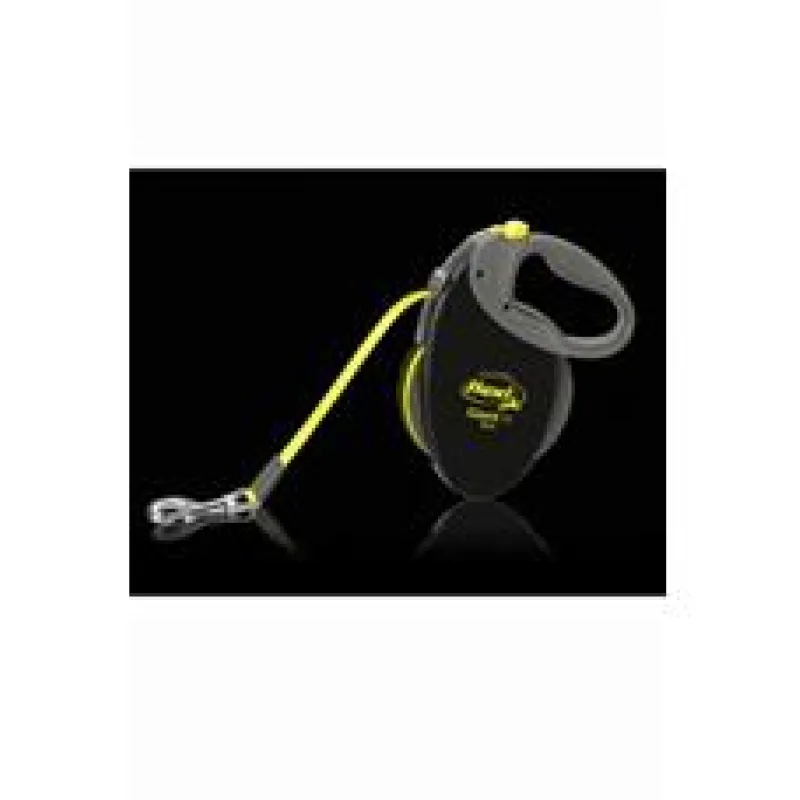 Vodítko FLEXI Giant Pásek neon M - 8m/ 25 kg