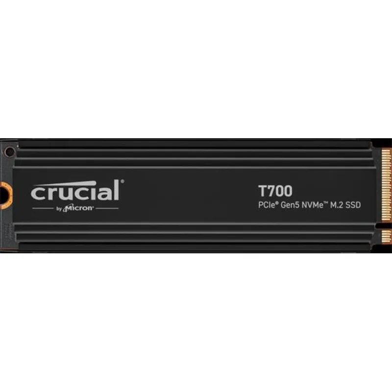Crucial T700 2TB SSD PCIe Gen5 NVMe M.2 SSD (r12400MB/s, w11800MB/s)…