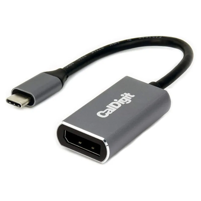 CalDigit USB-C to DisplayPort 1.4 8K HDR Video Adapter - Space Gray USBC…