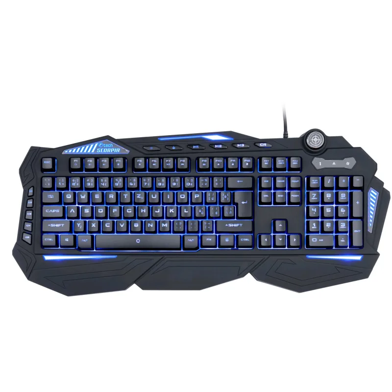 C-TECH Scorpia V2/ Drôtová USB/ CZ- SK layout/ Čierna GKB-119