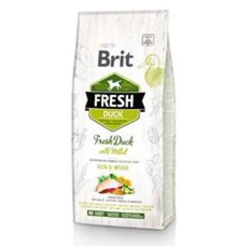 Brit Fresh Duck with Millet Adult Run & Work 12 kg