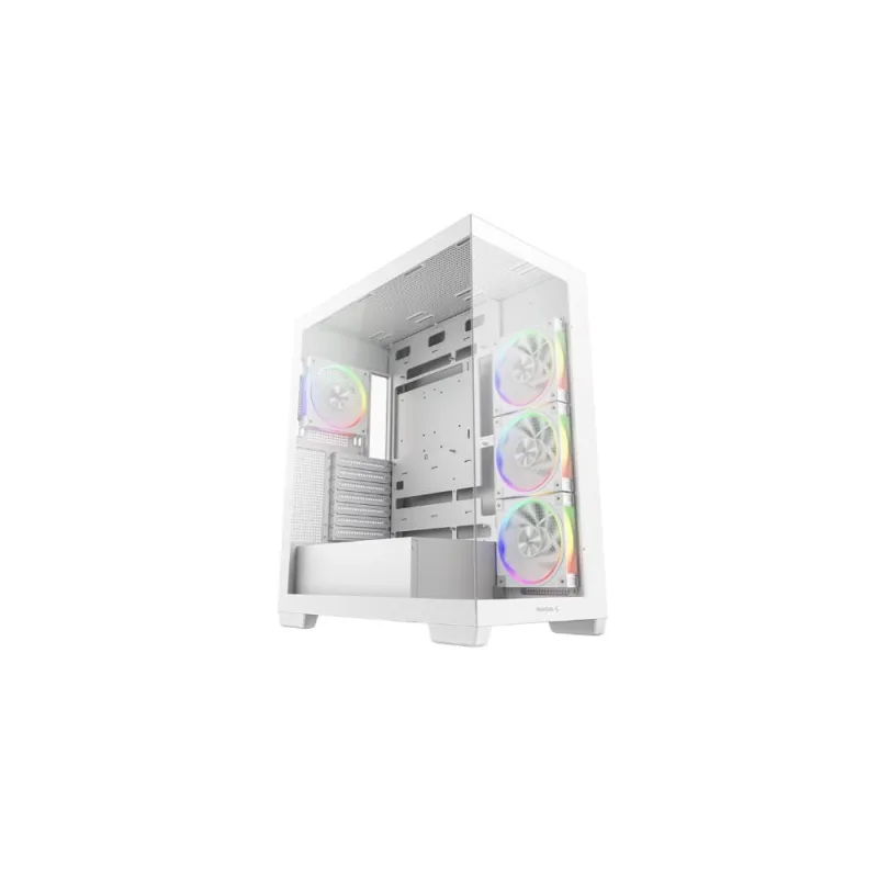DEEPCOOL Case CG580 4F V2 WH, ATX, Průhledná bočnice, 4x120mm ARGB, bílá…