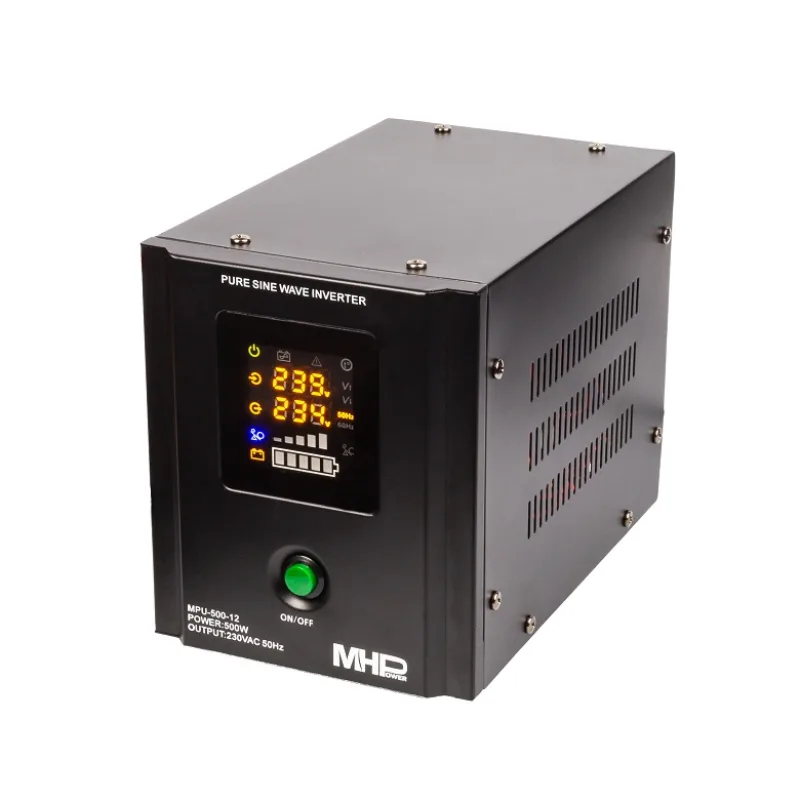 Záložný zdroj MHPower MPU500-12, UPS, 500W, čistá sínus MPU-500-12