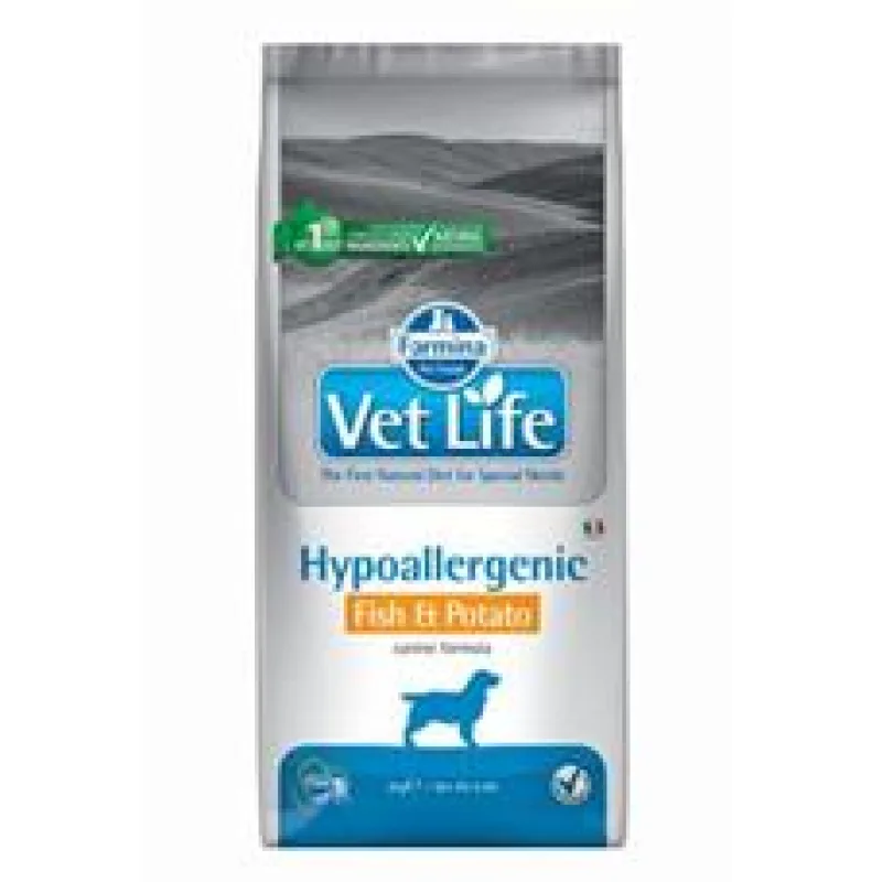 Vet Life Natural DOG Hypo Fish & Potato 12 kg