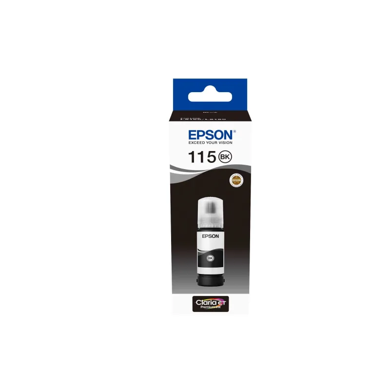 Atrament EPSON čierny 115 EcoTank Pigmentový čierny atrament C13T07C14A