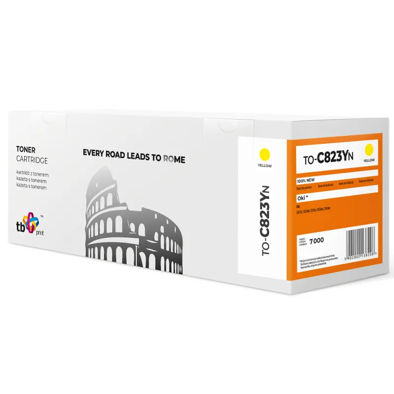 Toner TB kompatibilný s OKI C823 TO-C823YN YE TO-C823YN