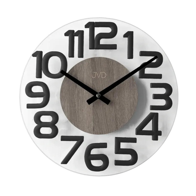 JVD Luxusní skleněné designové hodiny JVD HT098.3