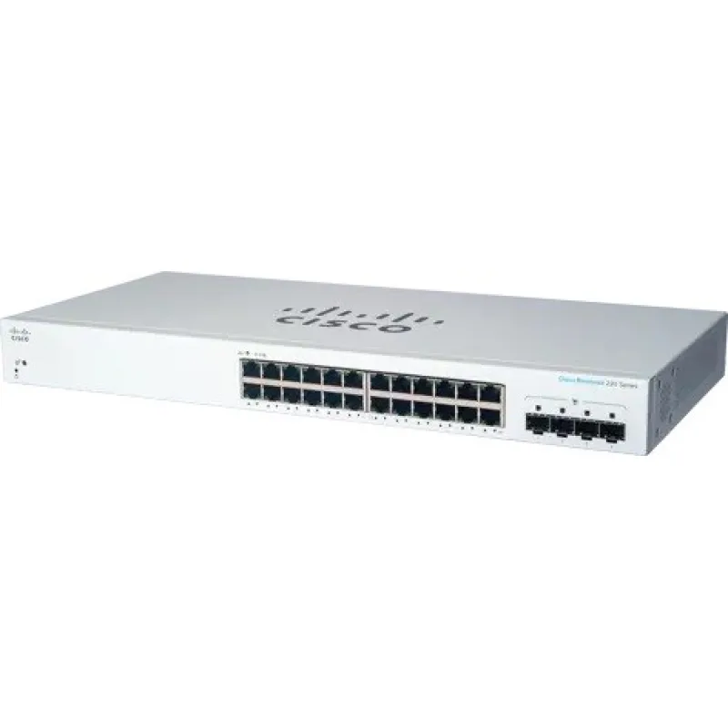 Cisco switch CBS220-24T-4G (24xGbE, 4xSFP, fanless) - REFRESH CBS220-24T…
