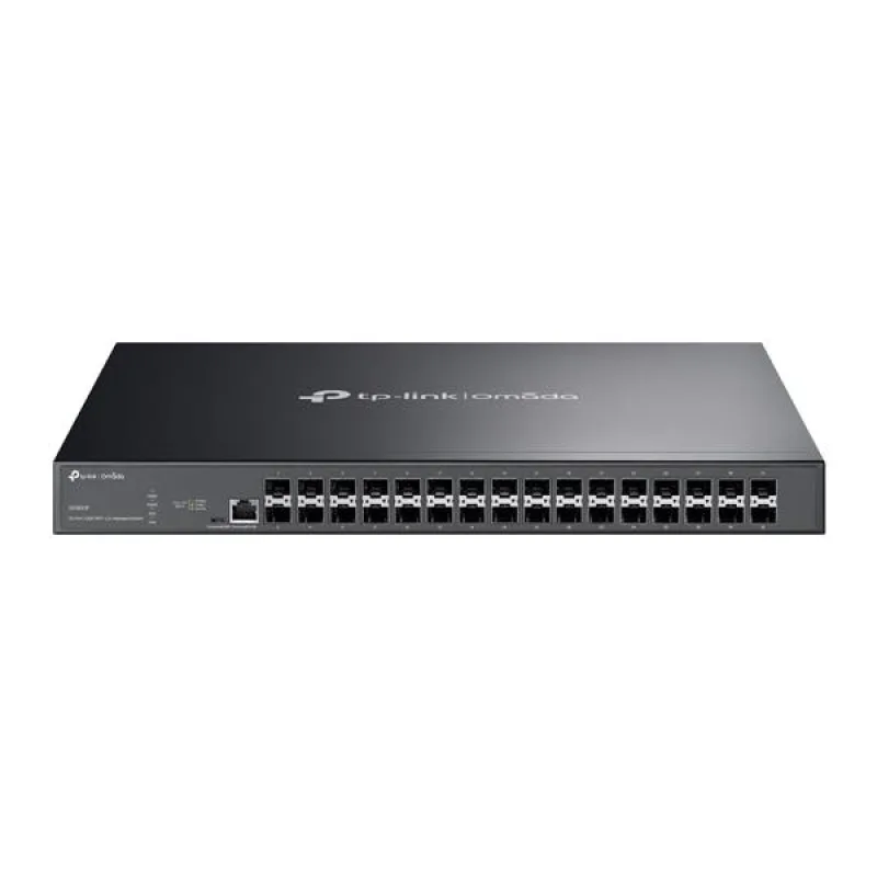 Omada 32-Port 10GE SFP+ L2+ Managed Switch PORT: 32× 10G SFP+ Slots, RJ45…