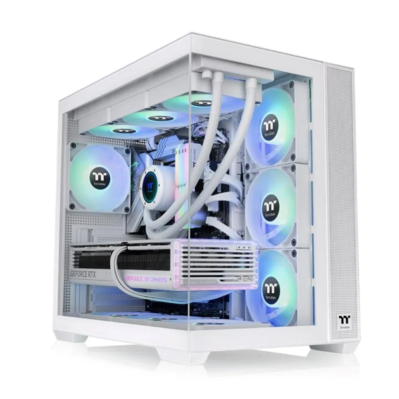 THERMALTAKE Case View 380 TG ARGB, ATX, Průhledná bočnice, 4x 120mm…