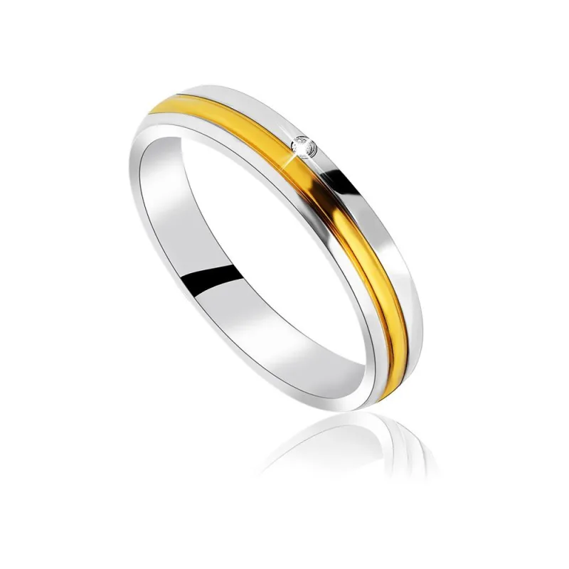 MPM Snubní ocelový prsten z chirurgické oceli Wedding ring 70130 A - size 58