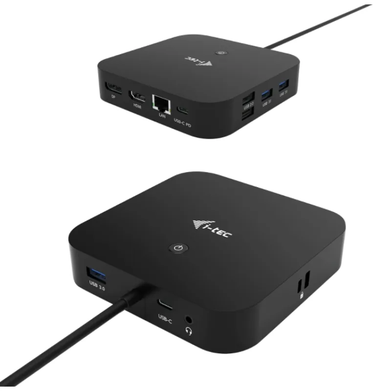 i-tec USB-C HDMI DP Docking Station with Power Delivery 100W…
