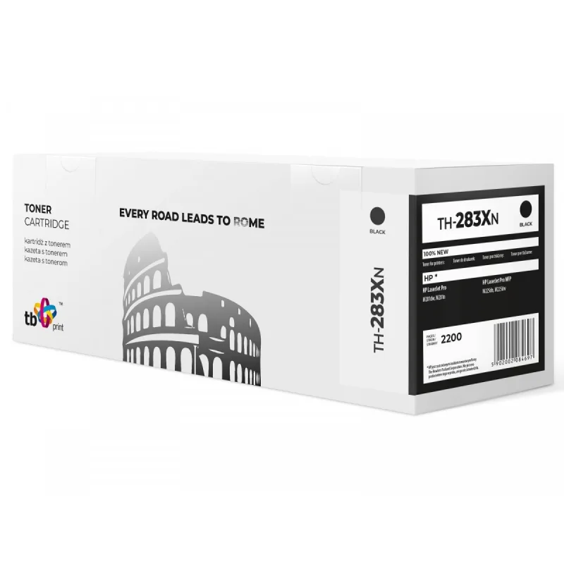 Toner TB kompatibilný s HP LJ Pro M201, Čierna, new TH-283XN