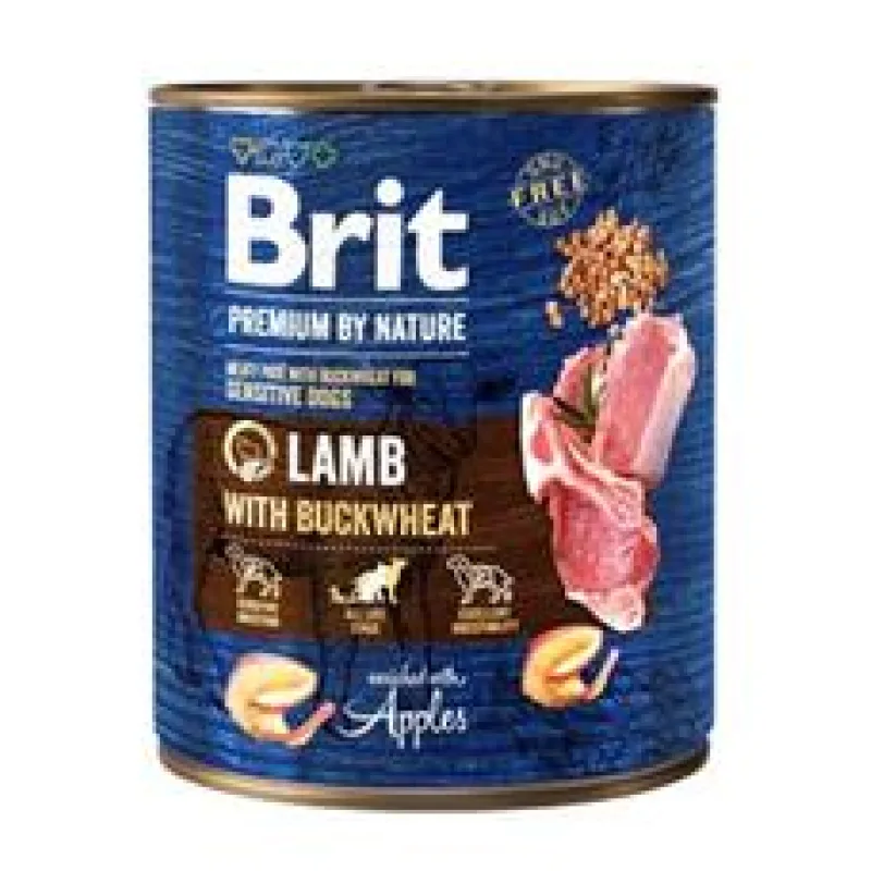 Brit Premium Dog by Nature konz Lamb with Buckwheat 800 g