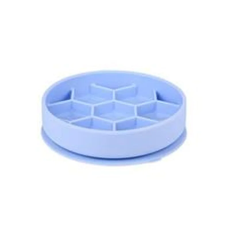 Miska Slow Feeder SILICONE modrá M Zolux modrá M- 1 ks