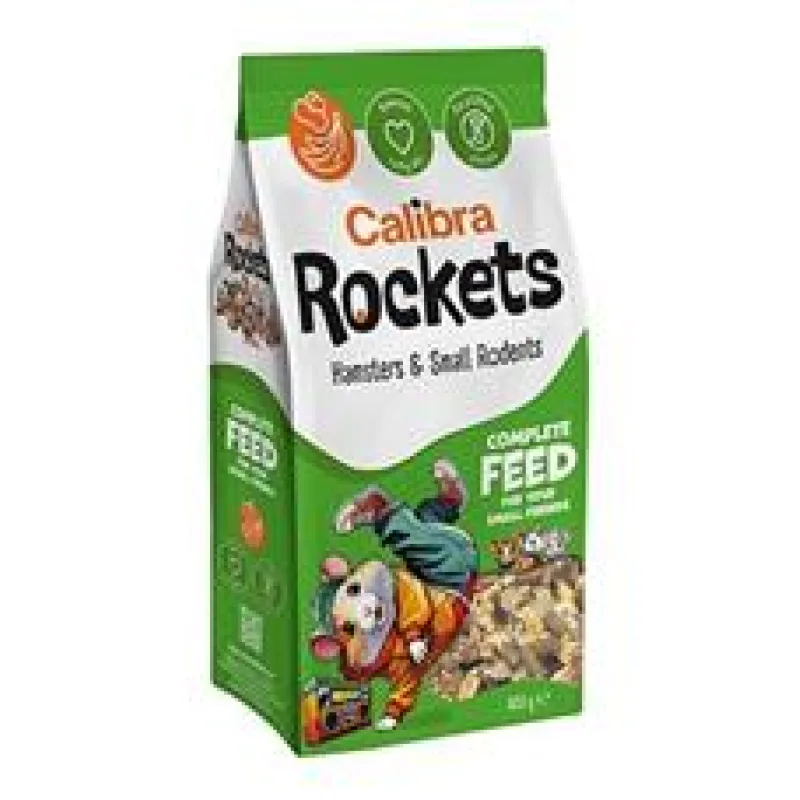 Calibra Rockets Mix Hamsters & Small rodents 900g 900g - poškozený obal - exp. 7/26 1ks skladem