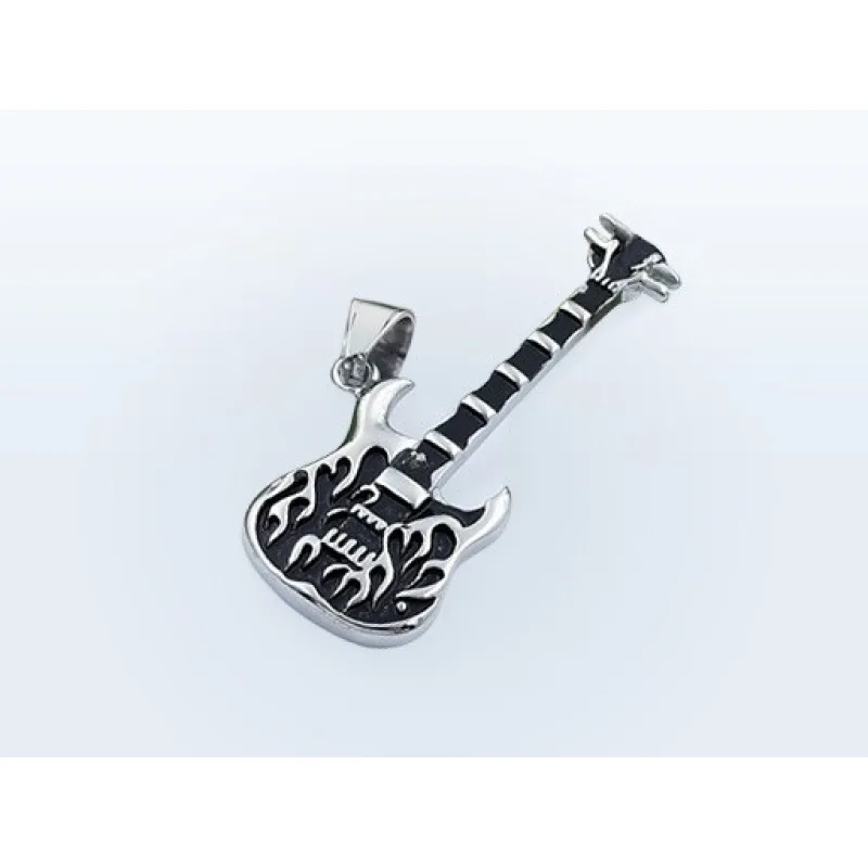 MPM Přívěsek z chirurgické oceli - kytara Pendant 8192, Silver SPD.8192