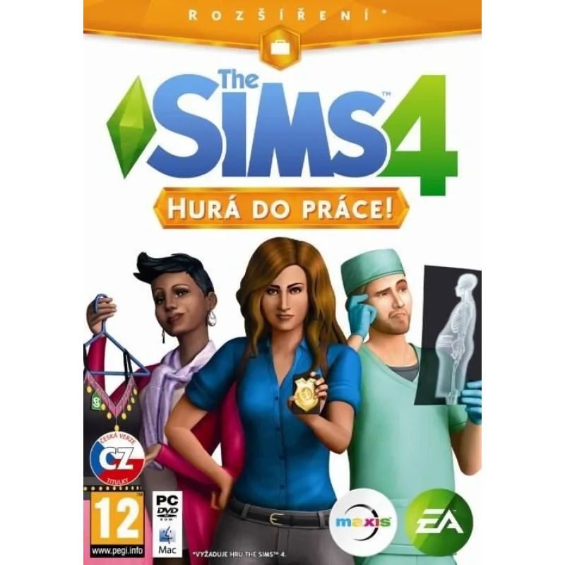 PC hra The Sims 4 Hurá do práce 5030937112519