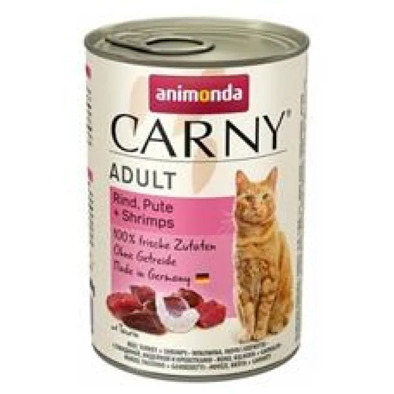 ANIMONDA konzerva CARNY Adult - hovězí, krůta, ráčci 200 g