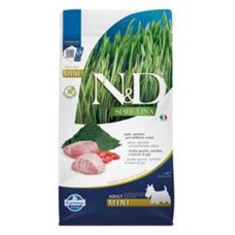 N&D SPIRULINA DOG Adult Mini Lamb & Wolfberry 2 kg