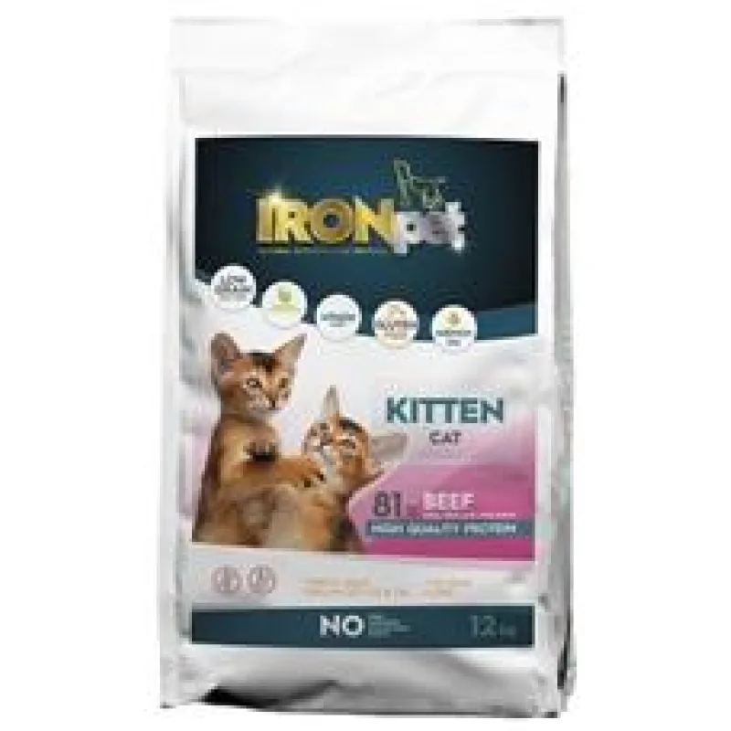 IRONpet Cat Kitten Beef (Hovězí) 2 kg