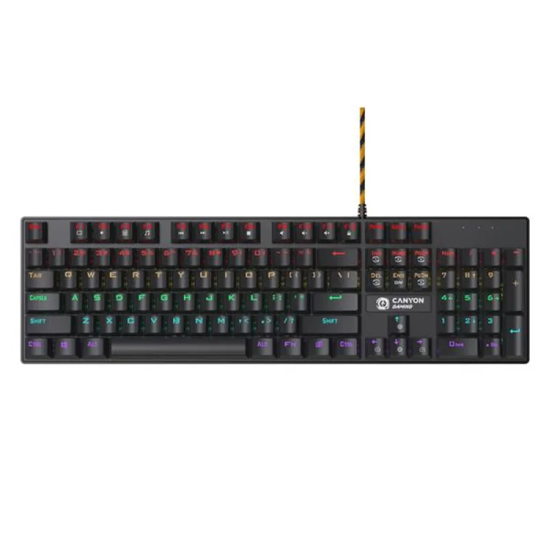 Canyon GK-4, Deimos herná klávesnica, USB, mechanická, LED podsvietenie…