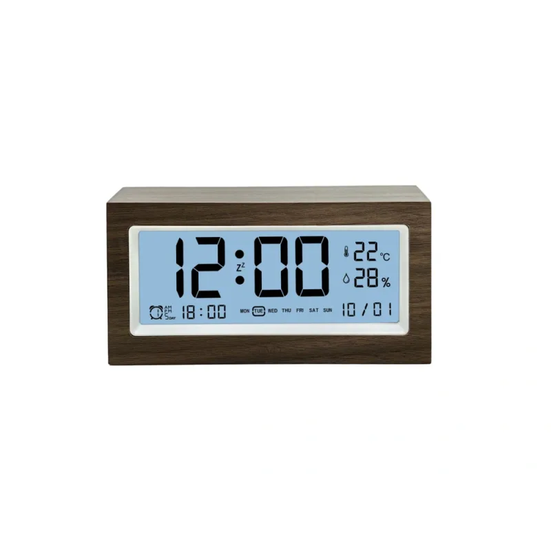 JVD Svítící digitální budík JVD SB2896 v imitaci dřeva
