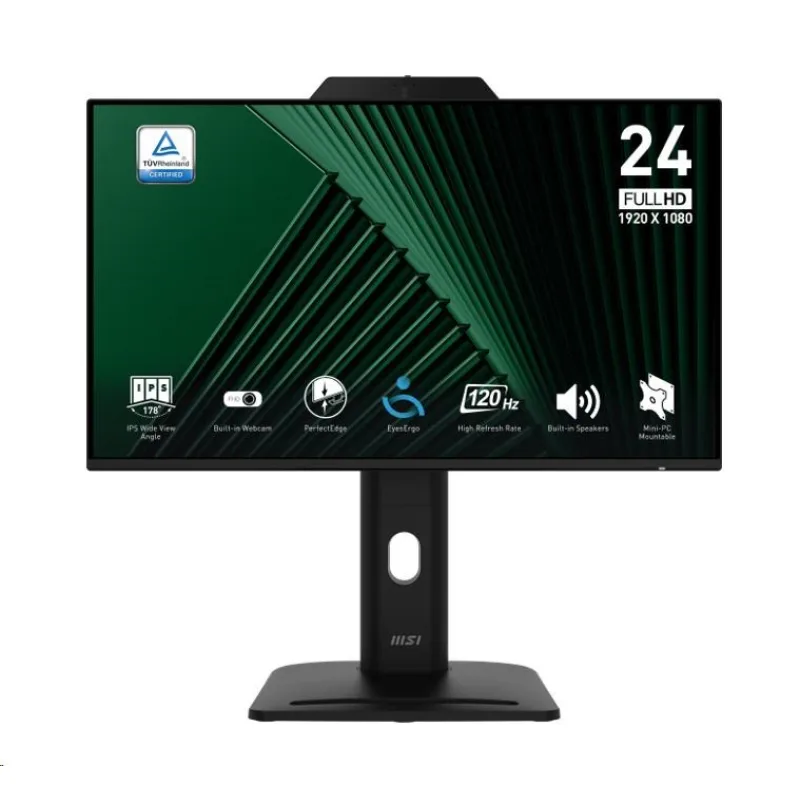 MSI Pro/ MP242PMG/ 23, 8"/ IPS/ FHD/ 120Hz/ 1ms/ Čierna/ 3R PRO MP242PMG