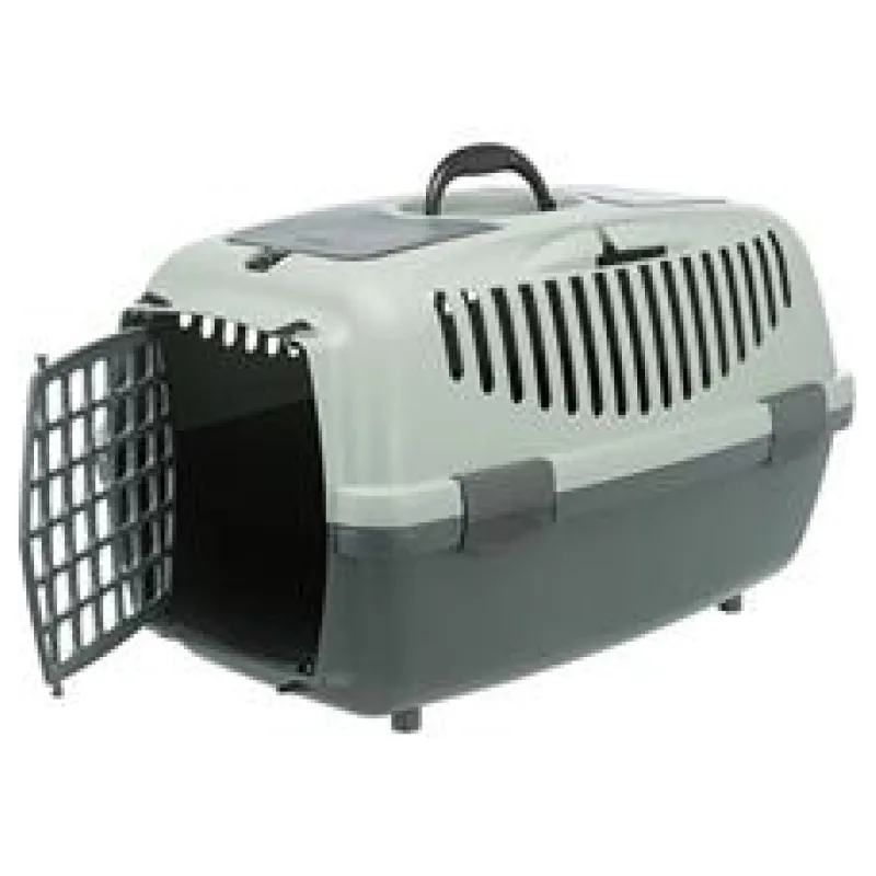 Be Eco Capri 3 transportní box, S: 40 x 38 x 61 cm, antracit/ šedo-zelená (max. 12kg) 1 ks