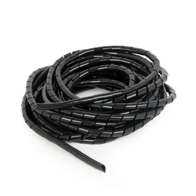 C-Tech CABLEXPERT stahovací spirála na kabely, 12mm, 10 m, černá CM…
