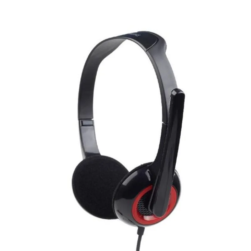 Gembird Stereo headset s mikrofónom, 2 x 3.5 mm miniJack, čierny MHS-002