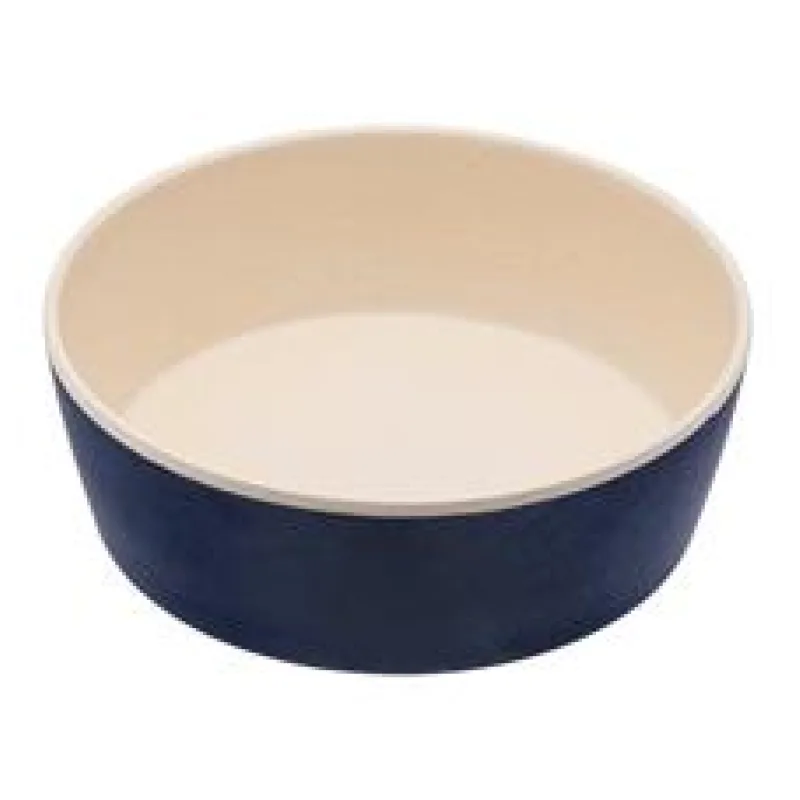 Miska pro psa, BecoBowl - Bambusová-midnight-blue-S