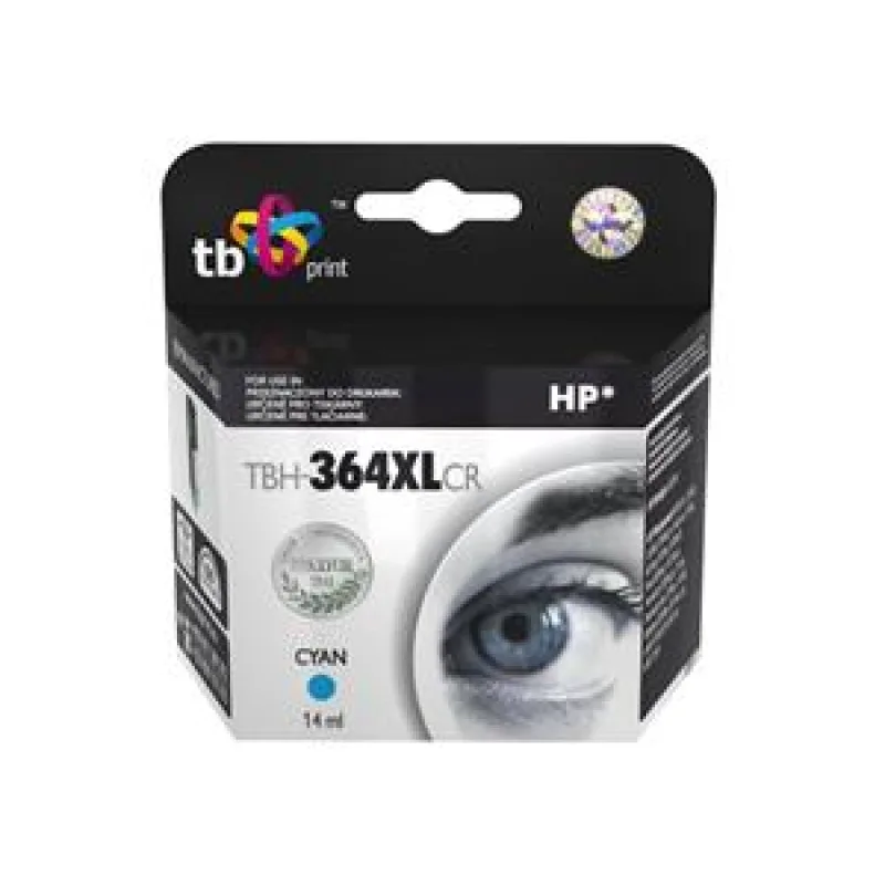 Ink. kazeta TB kompat. s HP CB323EE (No.364), TBH-364XLCR, Cyan TBH…