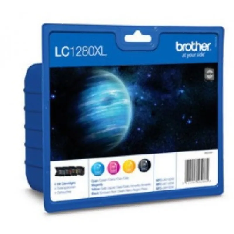 LC-1280XLVALBP (atrament multipack-čierna+tri farby) LC1280XLVALBP