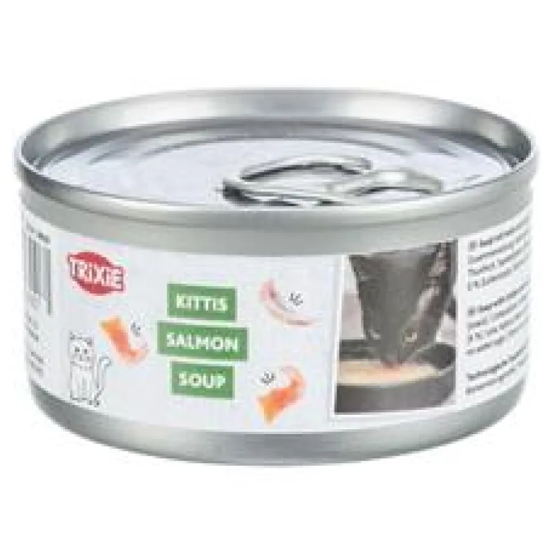 Salmon Soup losos & kuře - tekutý pamlsek pro kočky BAL 4 x 80 g