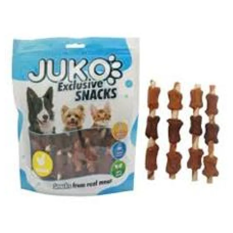 Chicken, Duck & Liver wrap Rawhide JUKO Snacks 250g