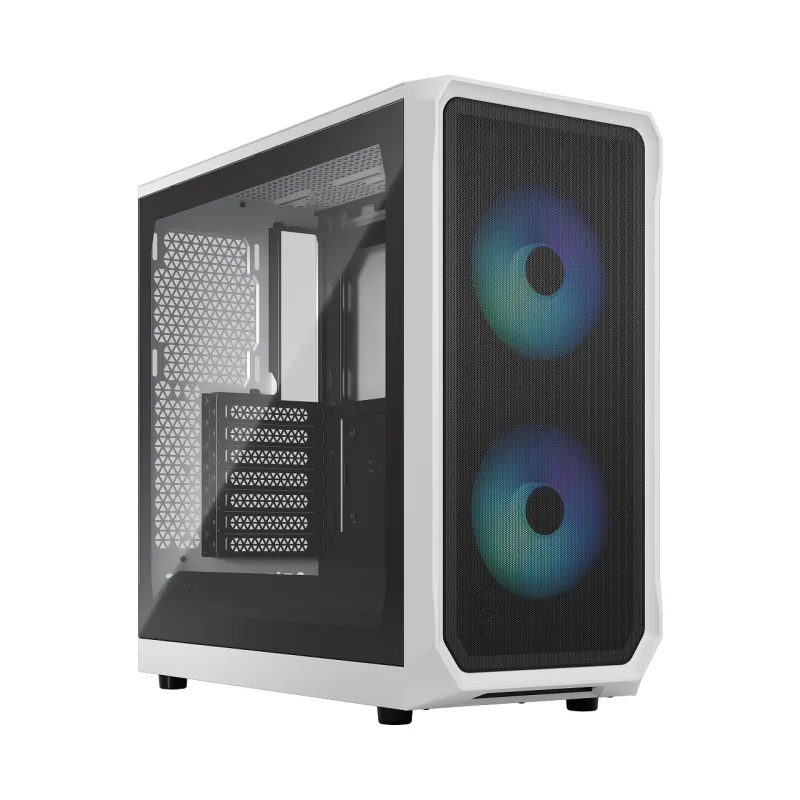 Fractal Design Focus 2 RGB White TG Clear Tint/ Midi Tower/ Transpar./…