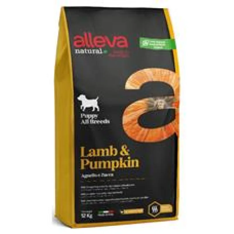 ALLEVA NATURAL Dog Dry Puppy Lamb&Pumpkin All Breeds 12 kg