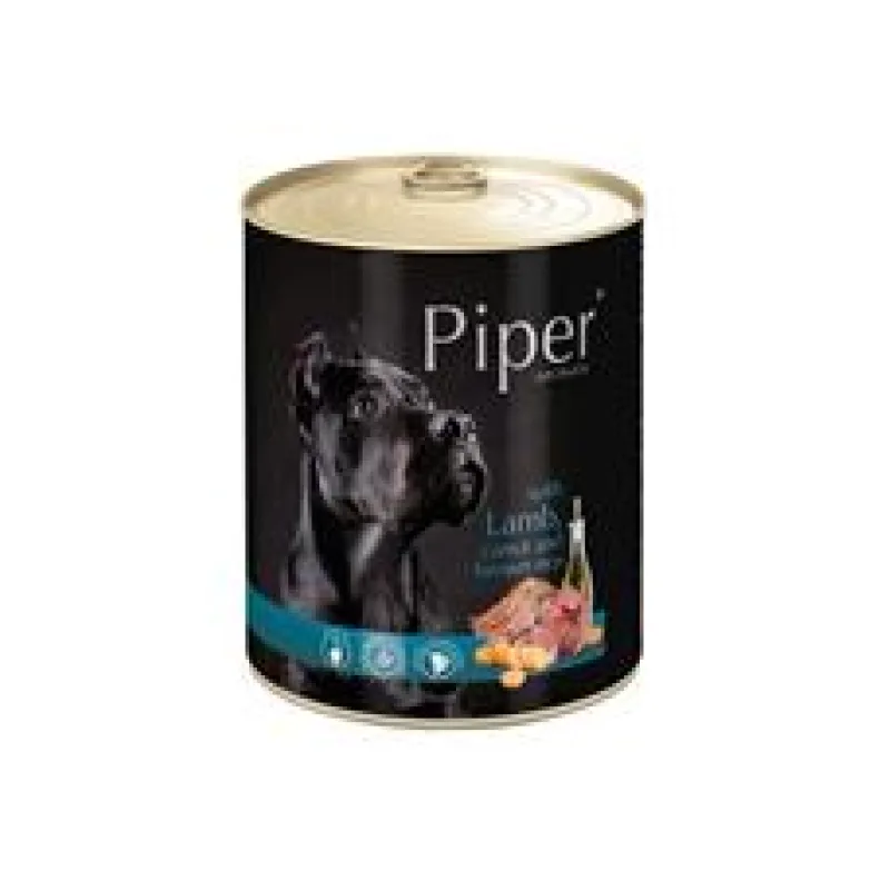 PIPER s jehněčím, mrkví a rýží, konzerva pro psy 800g