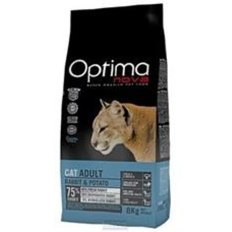 OPTIMAnova Cat GF Adult rabbit 2 x 8 kg