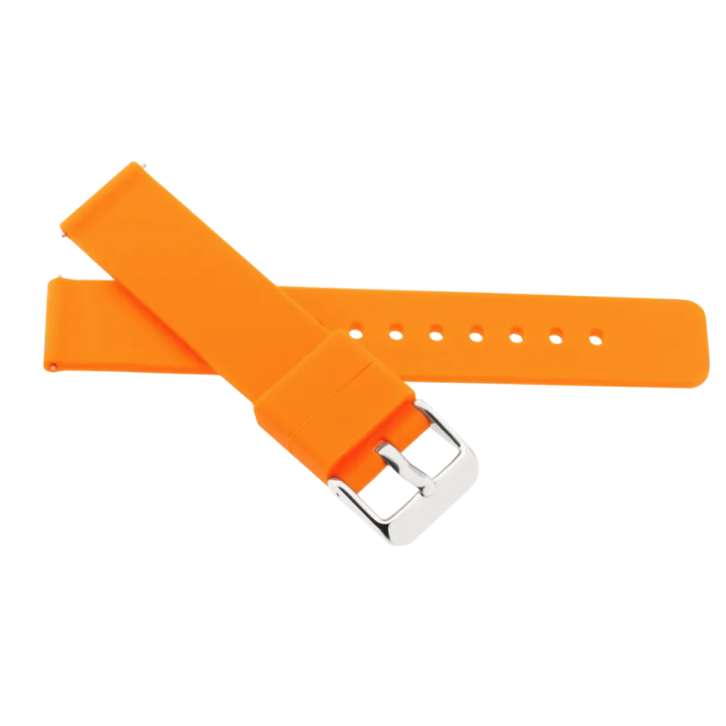 JVD Unisex oranžový gumový řemínek na hodinky R42510/18