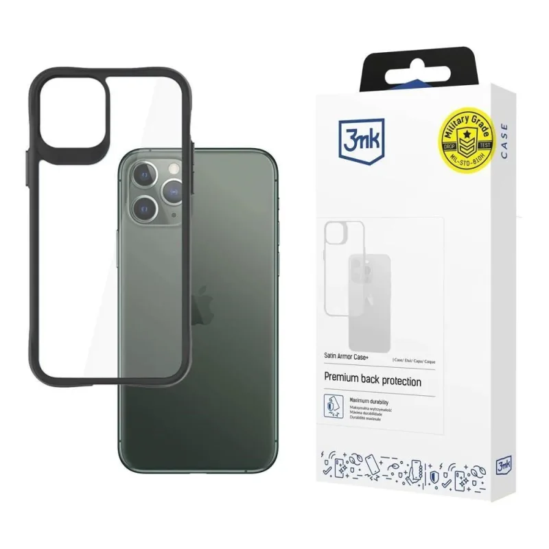 3mk ochranný kryt Satin Armor Case+ pro Apple iPhone 11 Pro Max…