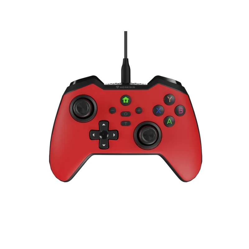 Drôtový gamepad Genesis MANGAN 300, pre PC/ Switch/ Mobil, červený NJG…