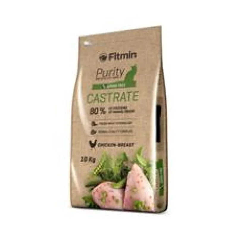 Fitmin kompletní krmivo pro kočky Purity Castrate 2 x 10 kg