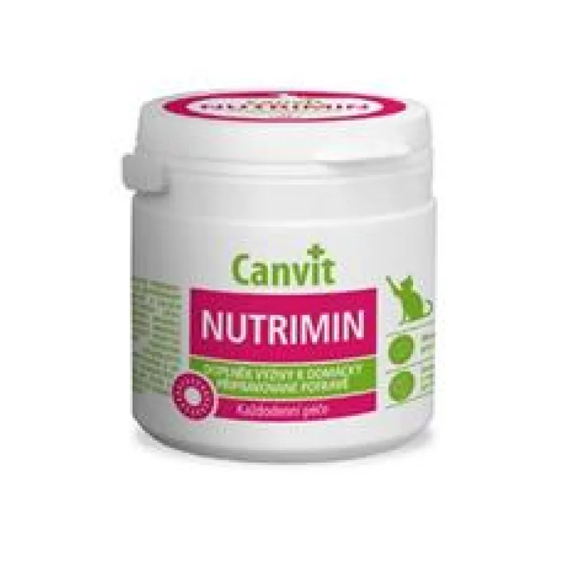 Canvit Nutrimin pro kočky plv. new 150g - exp. 04/25 - 1ks skladem